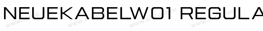 neuekabelw01 regular字体转换